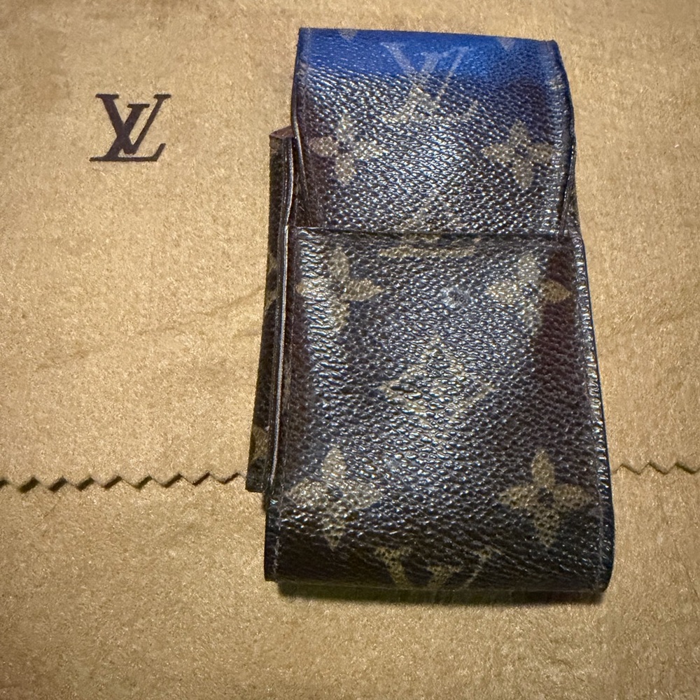Louis Vuitton Black Monogram vintage small case